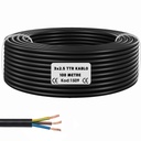 3x2.5 TTR Seslendirme Kablosu Siyah 100mt PK-325S