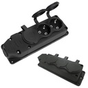 Üçlü Grup Priz Topraklı Kauçuk Far MCN