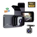 Wifi Araç İçi 2'li Kamera 4'' Led Ekran DVR Gece Renkli Sesli Super HD Pars PRS-Y11