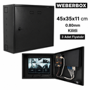 Dvr Nvr Dik Tip Kabin Pano Kabinet 0.80mm 45x35x11 WeberBox WB-PRO4511 (3 Adet Fiyatıdır)