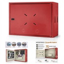 Dvr Nvr Kabin Pano Kabinet 0.70mm 36x46x11 Kırmızı WeberBox WB-PRO4611K (3 Adet Fiyatıdır)