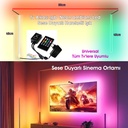 Tv Arkası Neon Ambians Led RGB Sese Duyarlı Tüm Tv'lere Uyumlu Tak Kullan 160cm Poke PK-8669