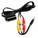 AV Kablo Mini Hd Scart Dönüştürücü Çevirici Cablestar CS-01